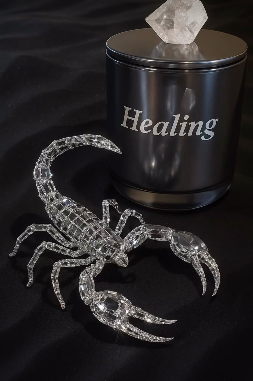 Healing ritual candle