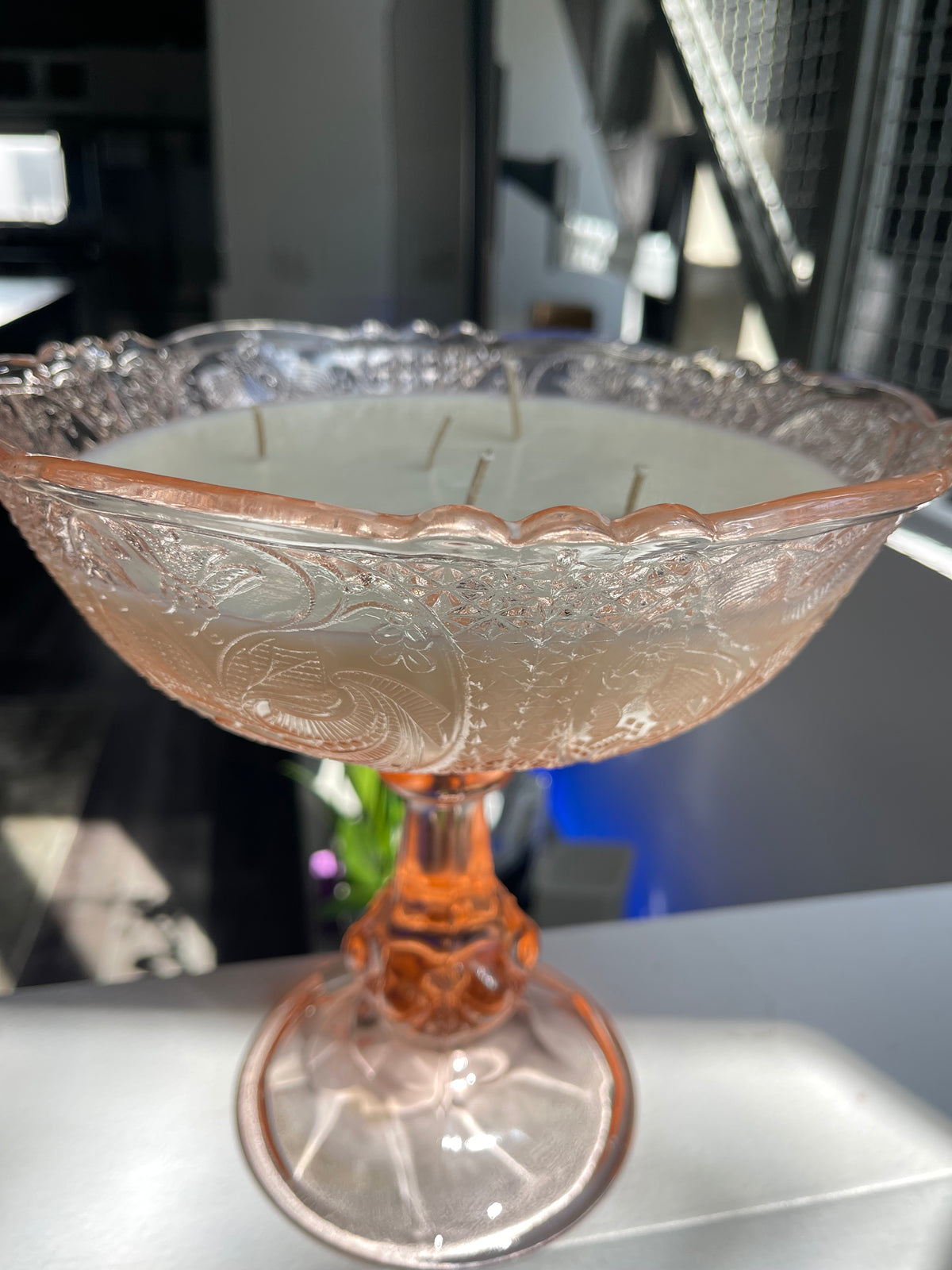Vintage Lychee & Peony Glass Bowl Candle