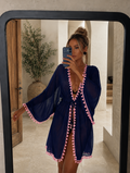 Flowy lightweight cover-up robe
